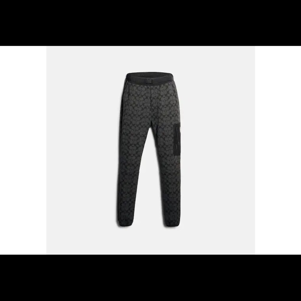 Mens Coach multi media joggers